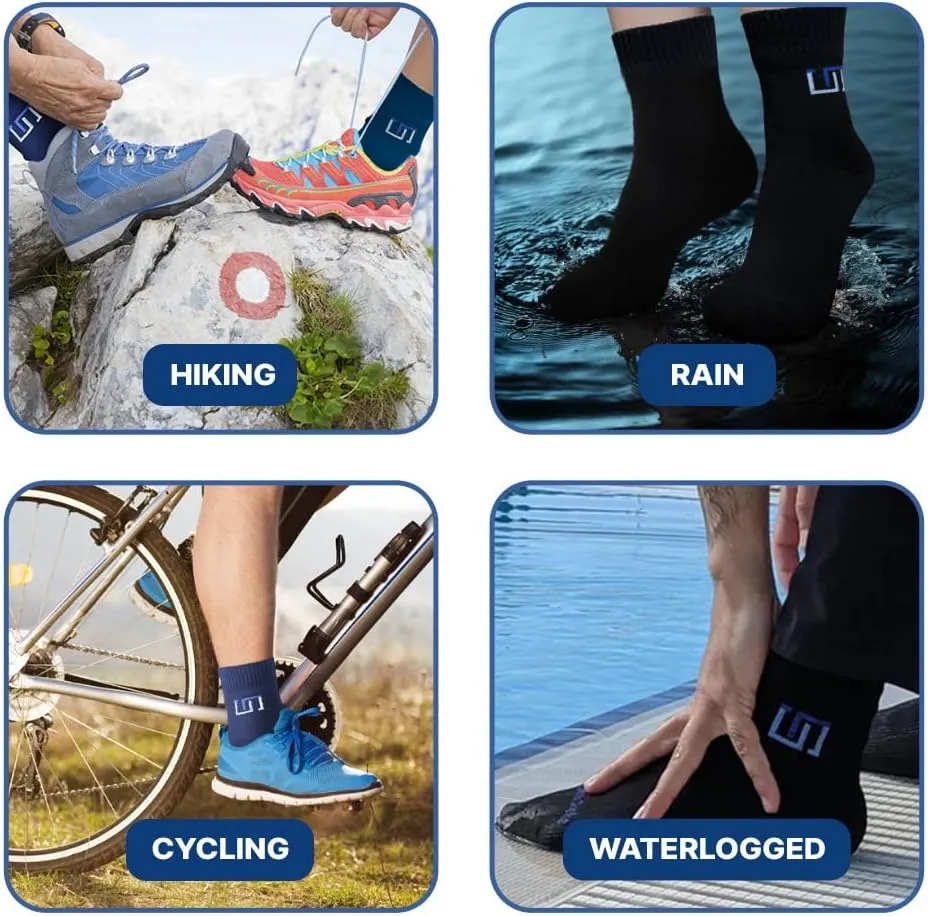 ABDEEZ The Wudhu Socks  Waterproof Socks for Men & Women Breathable for Outdoor Activities