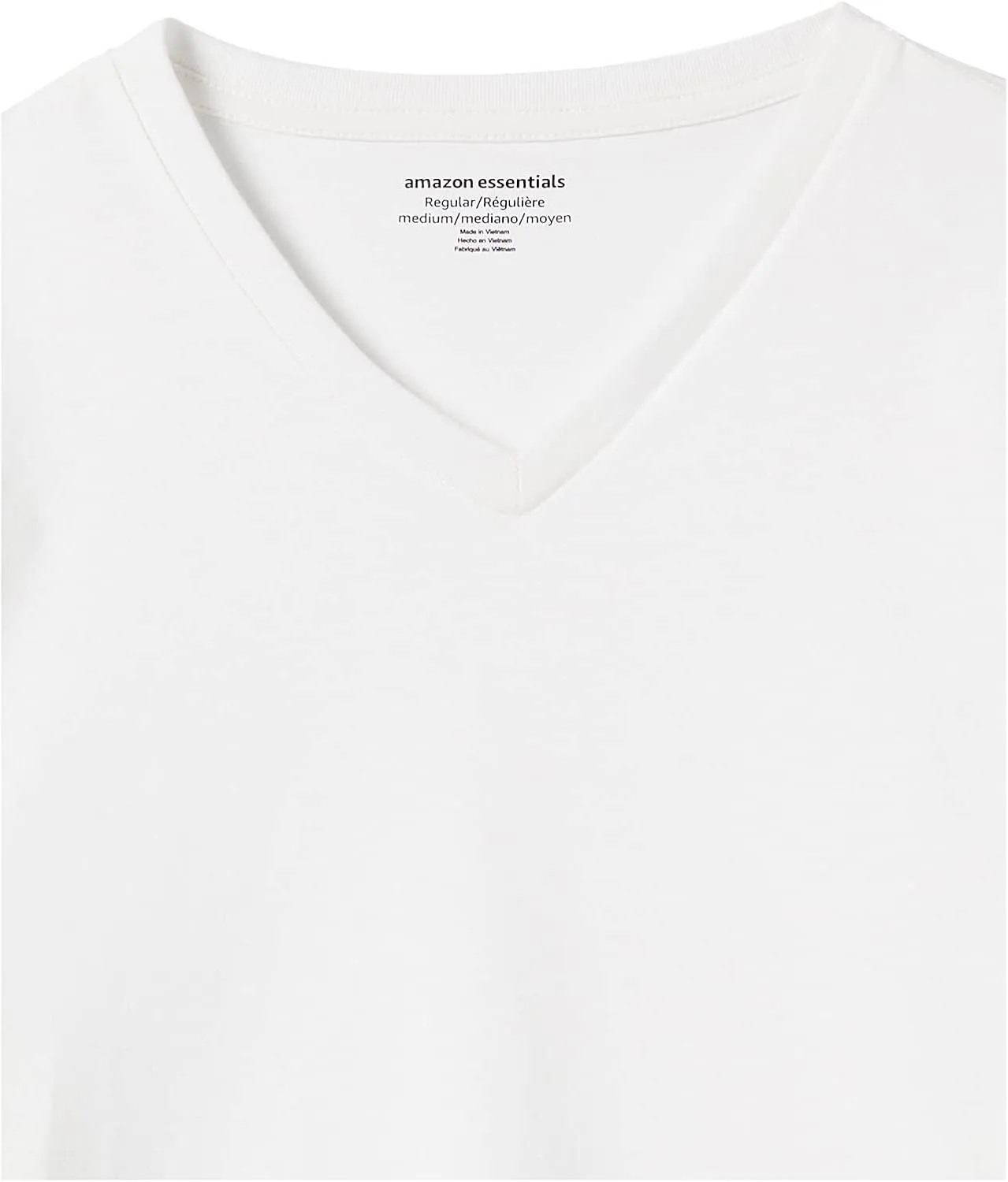 Amazon Essentials Men's Short-Sleeve V-Neck T-Shirts, Pack of 2