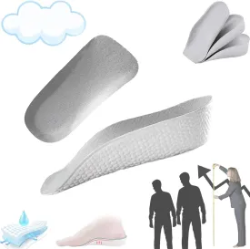 Brandone Insoles Height Increase - Brandone Insoles, Orthopedic High Pads 1.0, Orthopedic Highpads 1.0, Orthopedic Height Insoles, Arch Support Insoles for Fast Arch Pain (Gray, 0.98IN)