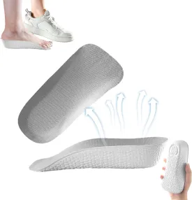 Brandone Insoles Height Increase,Brandone Orthopedic High Pads 1.0,Orthopedic Highpads 1.0,The First Orthopedic Height Insoles, Arch Support Height Increase Insoles for Men Women (Gray, 1.37in)