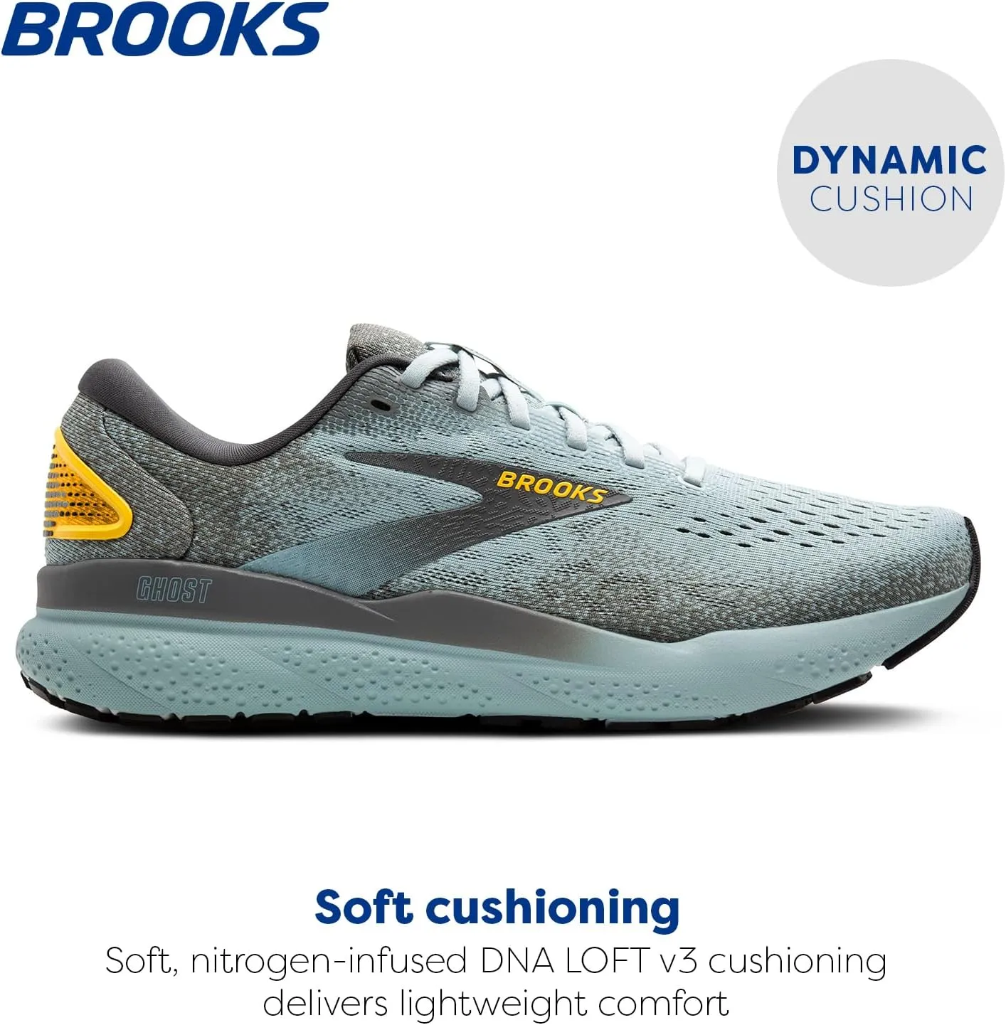 Brooks Mens Ghost 16 Neutral Running Shoe