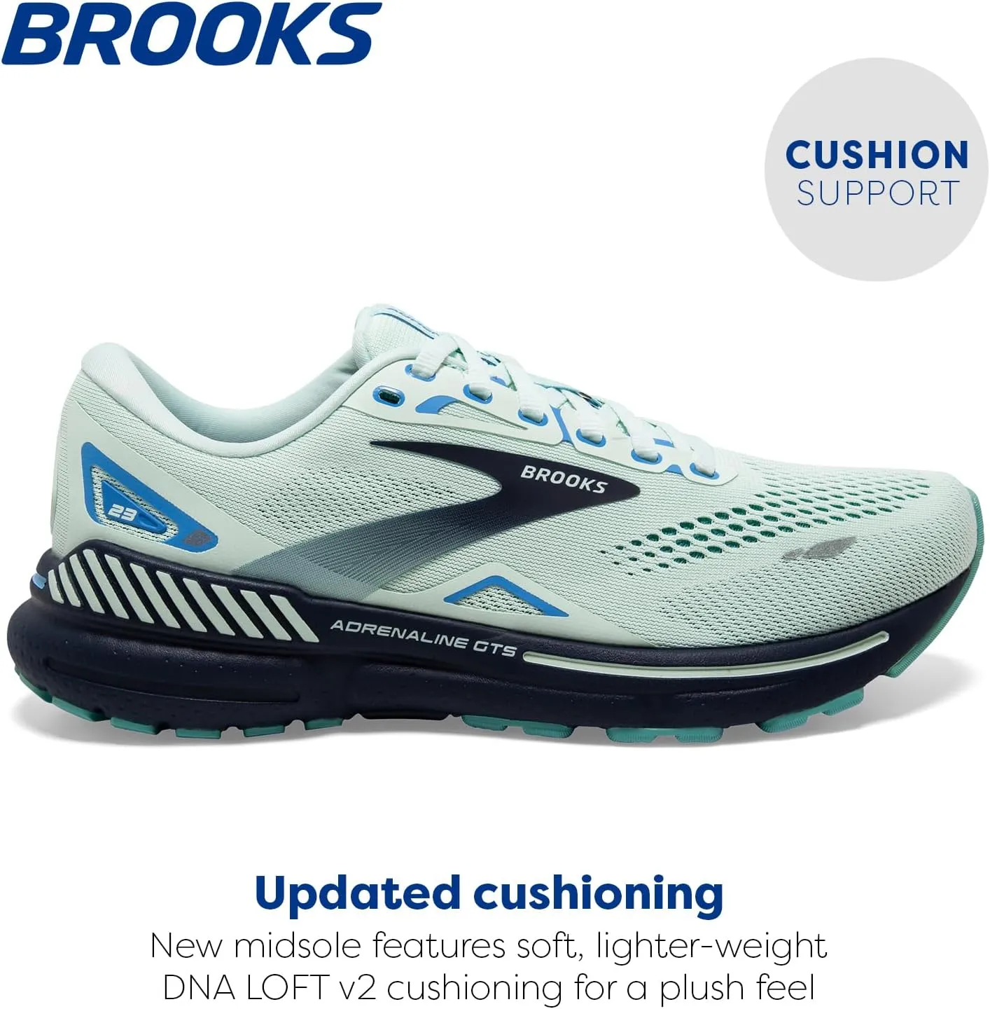Brooks Womens Adrenaline GTS 23 Supportive Running Shoe