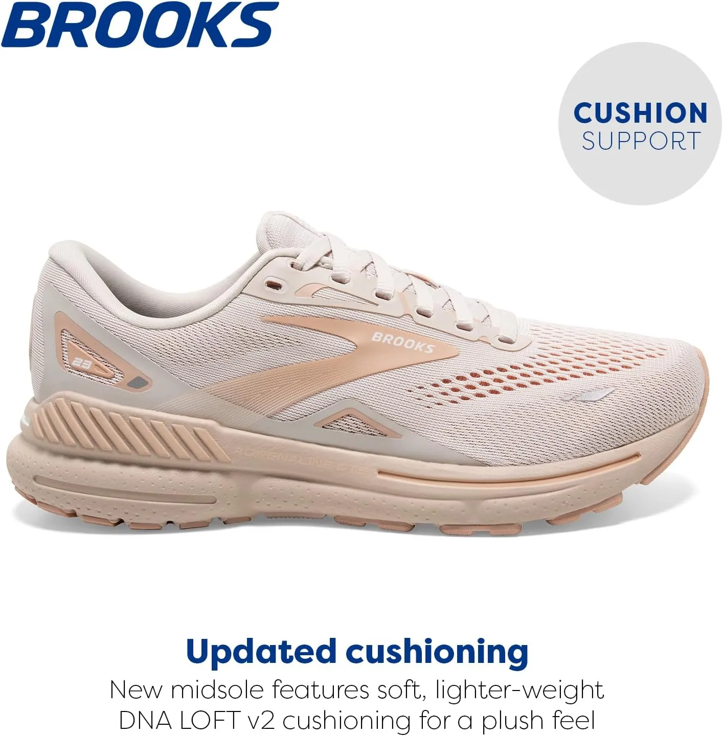 Brooks Womens Adrenaline GTS 23 Supportive Running Shoe