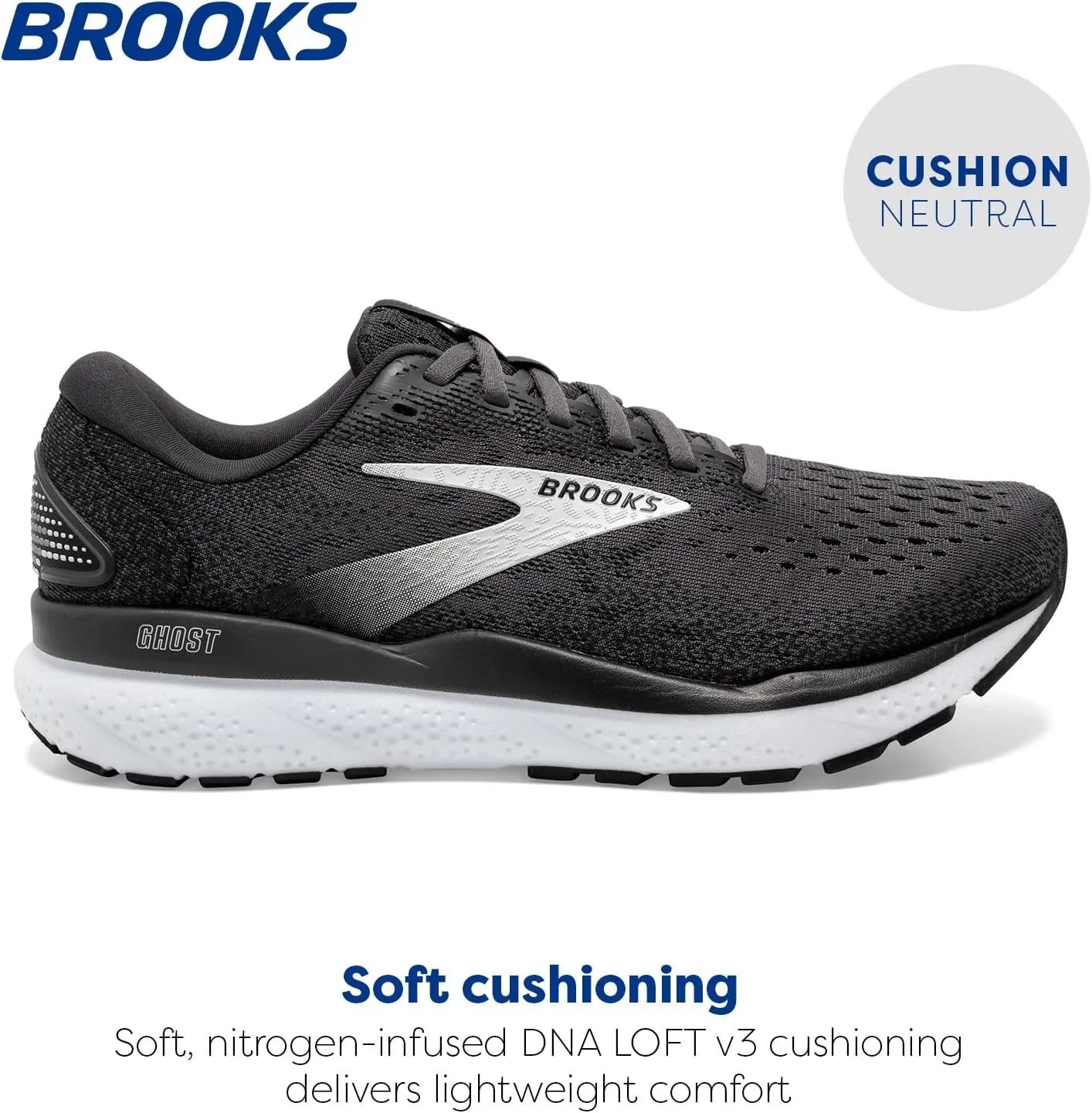 Brooks Womens Ghost 16 Neutral Running Shoe