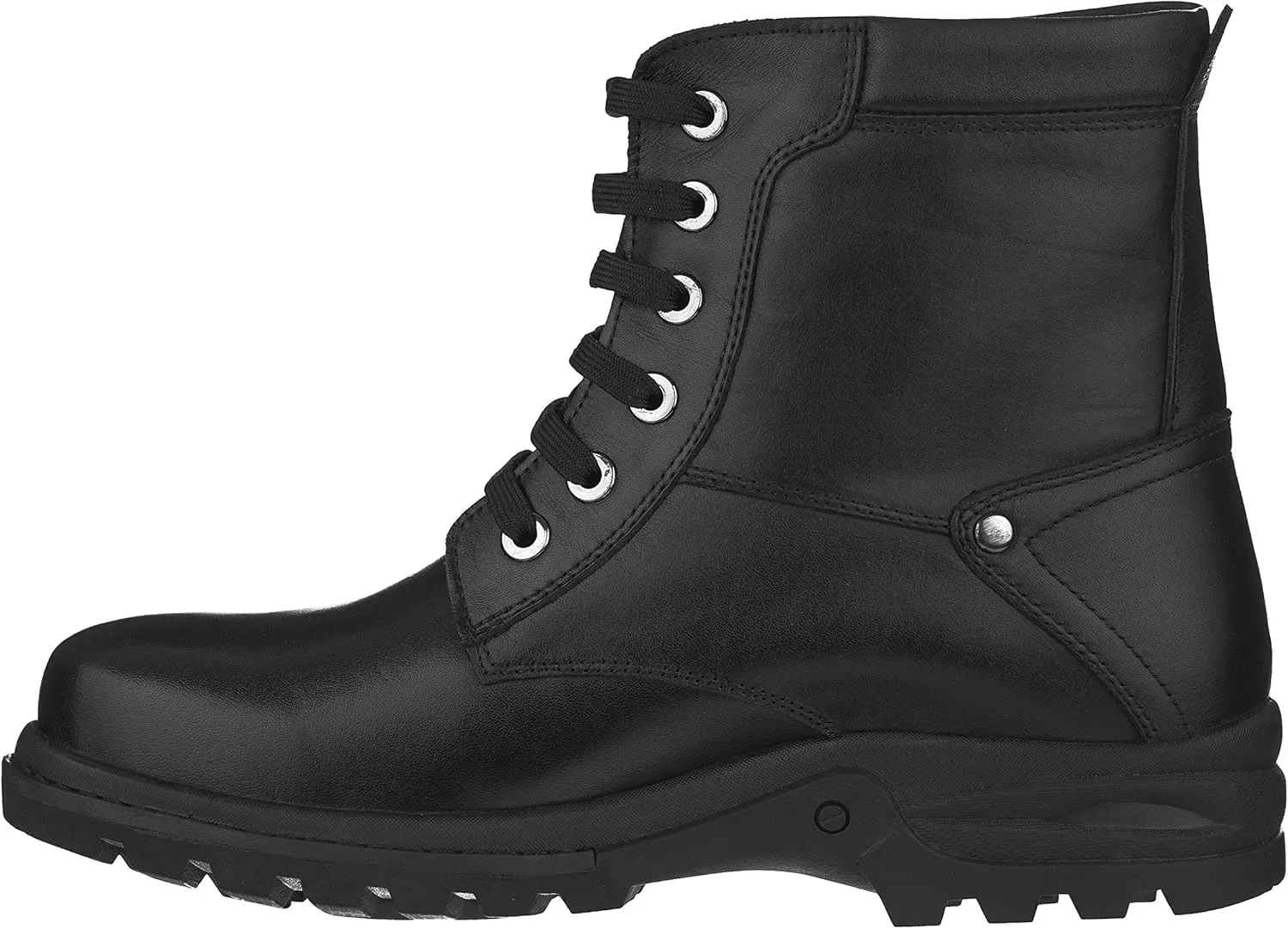 CALTO Men's Invisible Height Increasing Elevator Shoes - Black Premium Leather Lace-up High-top Ankle Boots - 3.2 Inches Taller - T14002 - Size 11 D(M) US