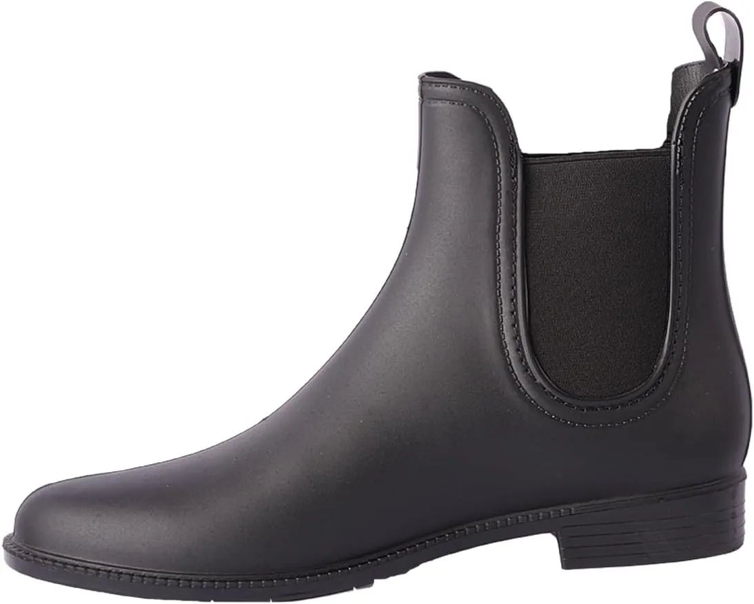 DaeRainy Women's Ankle Rain Boots Waterproof Chelsea Rain Boots Women Short Rain Booties for Outdoor