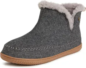 Dearfoams Men's Brixen Indoor/Outdoor Memory Foam Boot Alpine Camping Cozy Slipper House Shoe