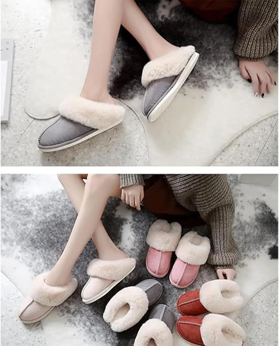 Dreamtoe Slippers, Women's Microsuede Indoor Outdoor Slippers, Winter Slippers for Women