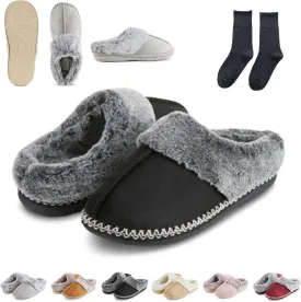 Dreamtoe Slippers, Women's Microsuede Indoor Outdoor Slippers, Winter Slippers for Women