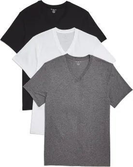 Evolve Men's Performance Cotton 3 Pack V-Neck T-Shirt