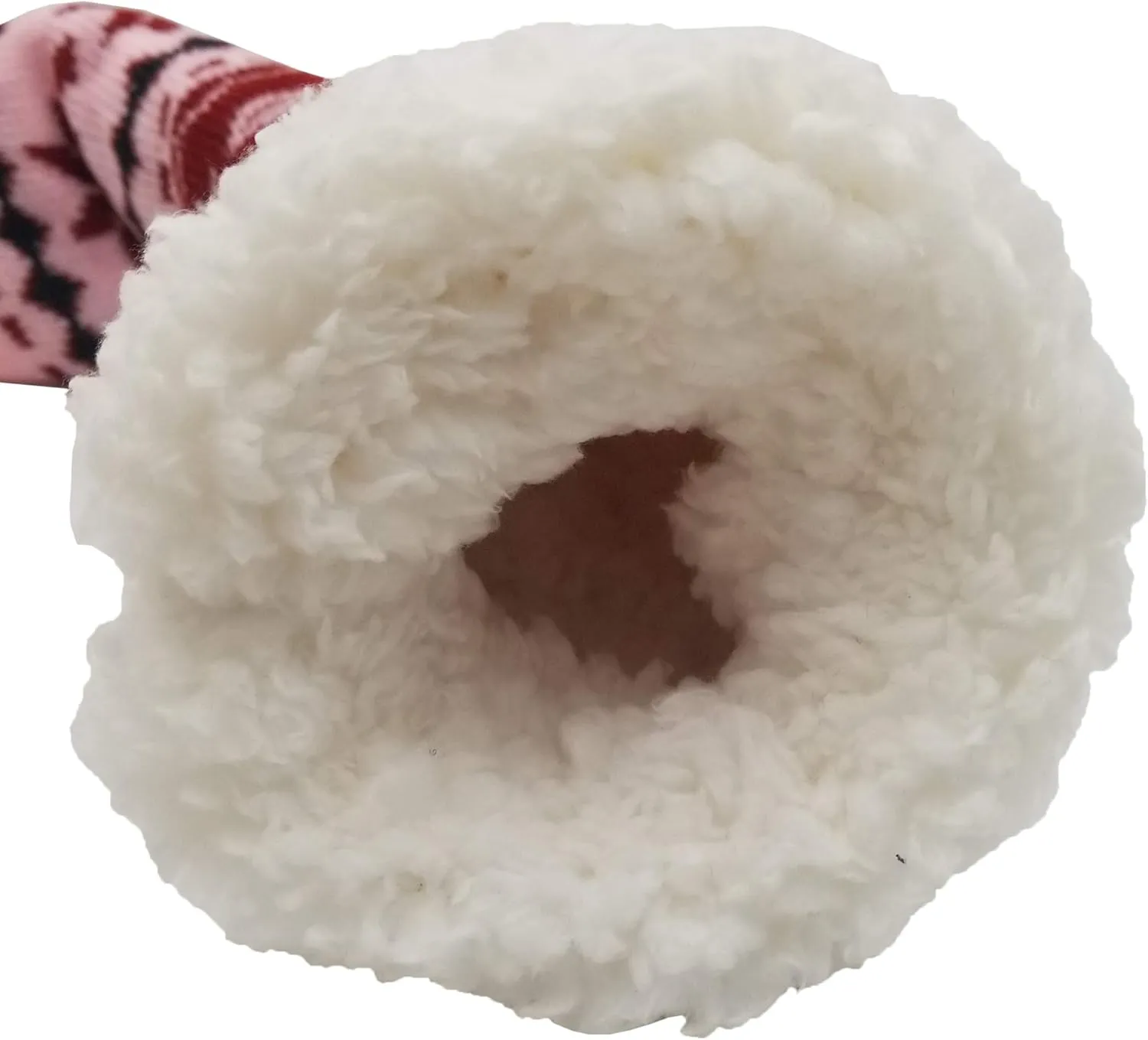 Fluffy Thermal Sherpa Slipper Socks, 3 Pairs for Women, Ultra Soft Christmas Winter Non Skid