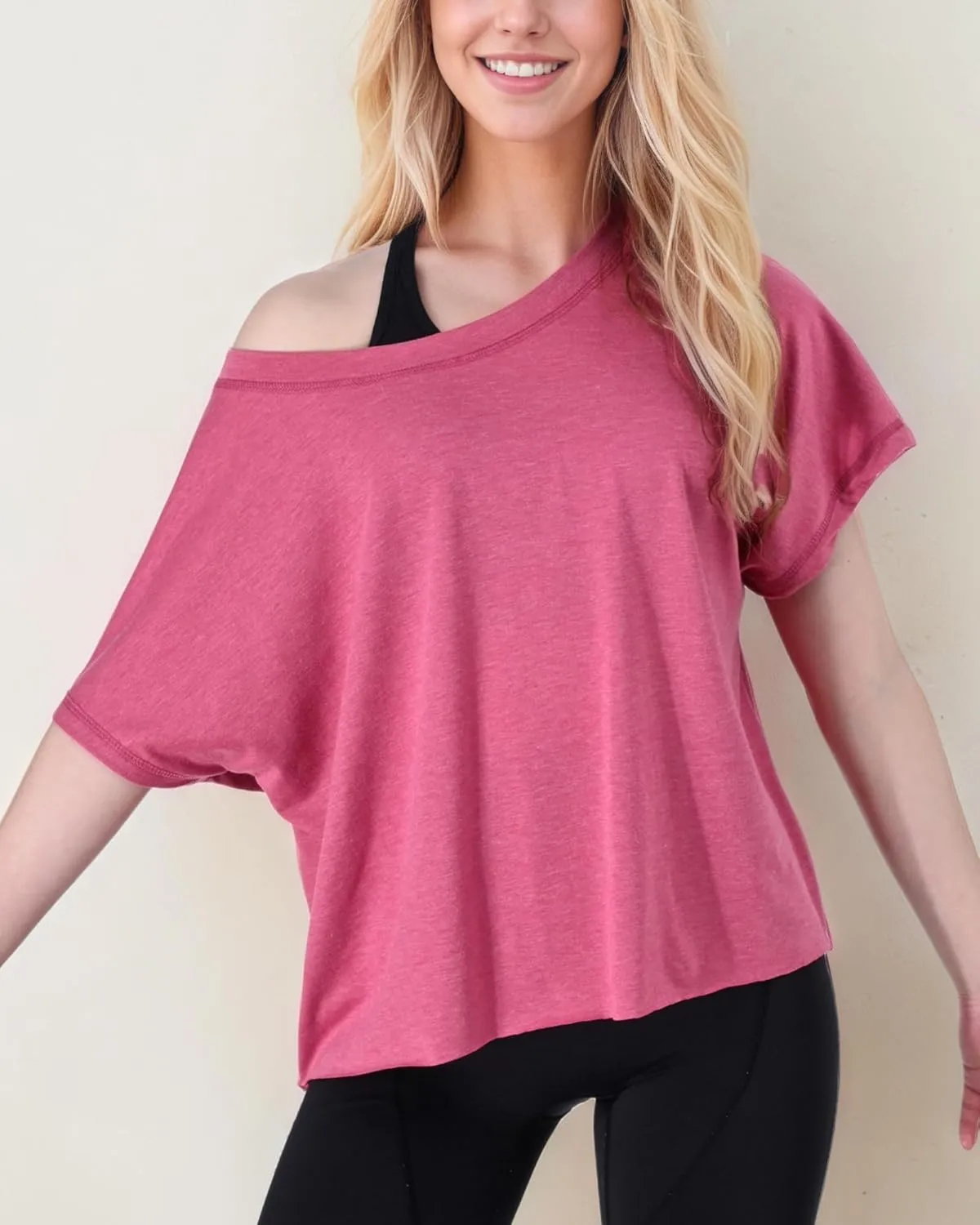 FOTN Open Back Workout Tops for Women 2025 Backless Short Sleeve Athletic Shirt Loose Fit for Running Yoga Gym Slouchy Tennis