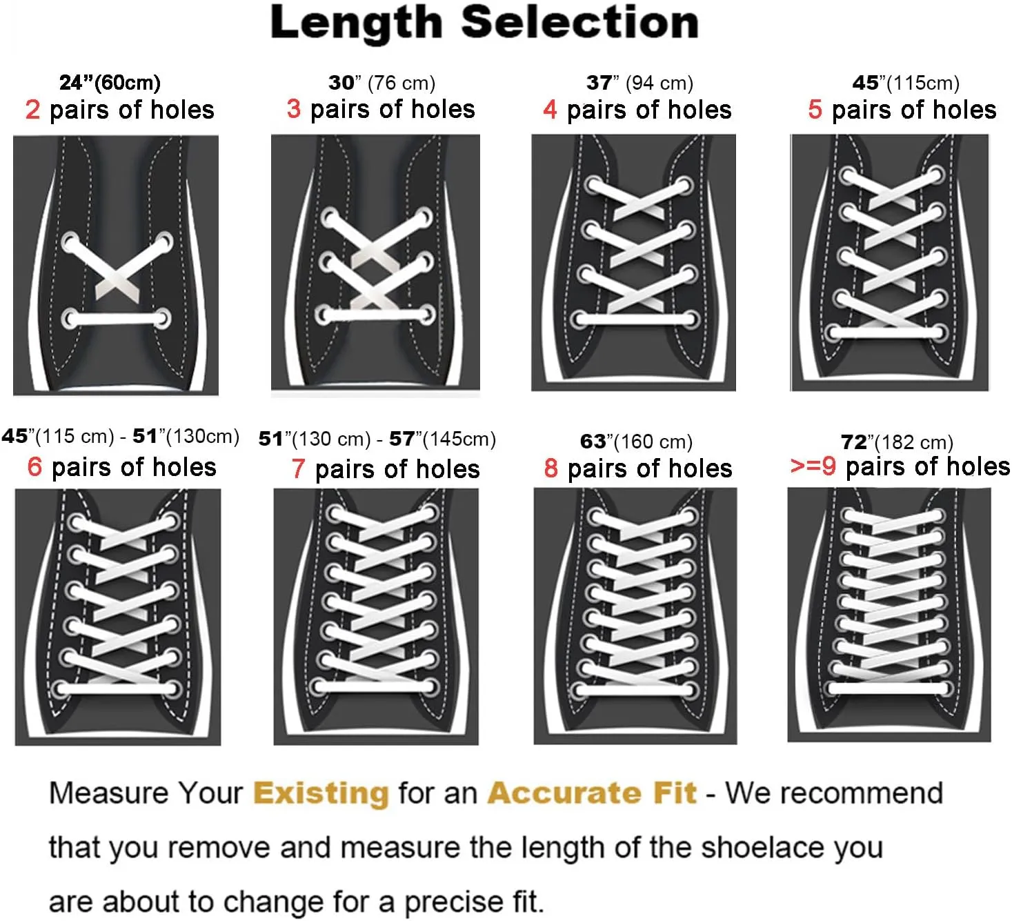 Handshop 1/4" Oval Athletic Shoelaces 24"-72" in 22 Colors Half Round Shoe Laces