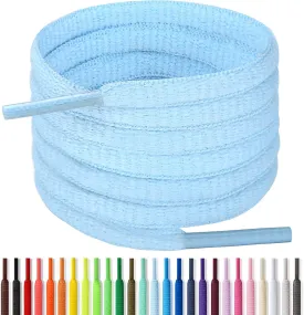 Handshop 1/4" Oval Athletic Shoelaces 24"-72" in 22 Colors Half Round Shoe Laces