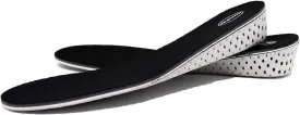 Happystep Full Length Memory Foam Height Increase Insoles for Men Size 5-10 (1 Pair 4cm Height Insoles) Black