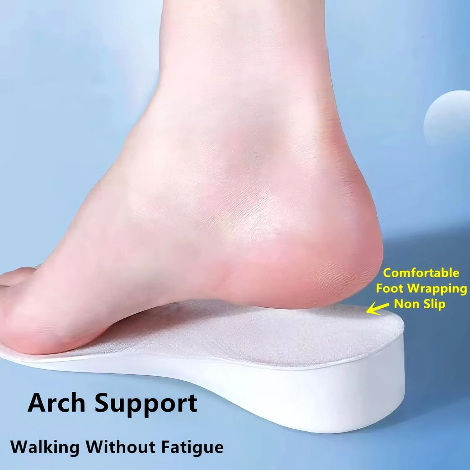 Height Increase Insoles for Women Man,Foot Lifts for Shoes,Insoles That Make You Taller,Height Boosting Insoles for Men,Brandone Height Insoles 3 Inch,Shoe Height Booster (10.47''Lx2.4''UP) (1PAIR)