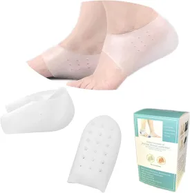 Height Increase Insoles, Invisible Non-Slip Silicone Shoe Lift Cushion, Universal Half Height Increasing Heel Protector Pads for Women and Men