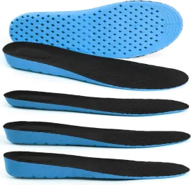 Height Increasing Insoles for Men & WomenShock Absorbing, Breathable, Replacement Sports Shoe Inserts for All-Day Comfort