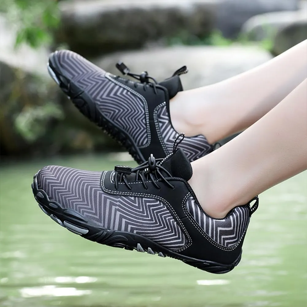 Hike Barefoot Shoes for Winter Autumn Footwear, Minimalist Barefoot Shoes for Men Women Wide Toe Zero Drop Athletic Hiking and Trail Running Shoe