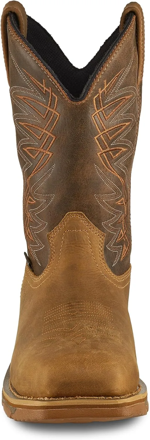 Irish Setter, Marshall, Mens, 11", Waterproof, Steel Safety Toe, Pull-On Work Boot