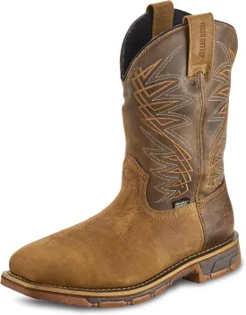 Irish Setter, Marshall, Mens, 11", Waterproof, Steel Safety Toe, Pull-On Work Boot