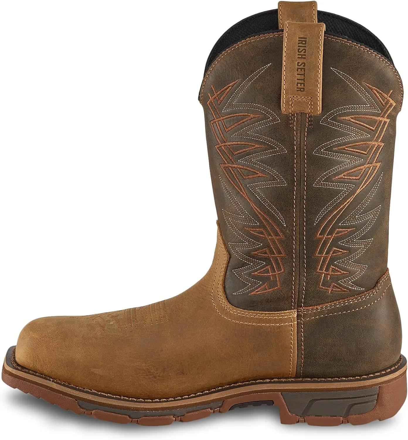Irish Setter, Marshall, Mens, 11", Waterproof, Steel Safety Toe, Pull-On Work Boot