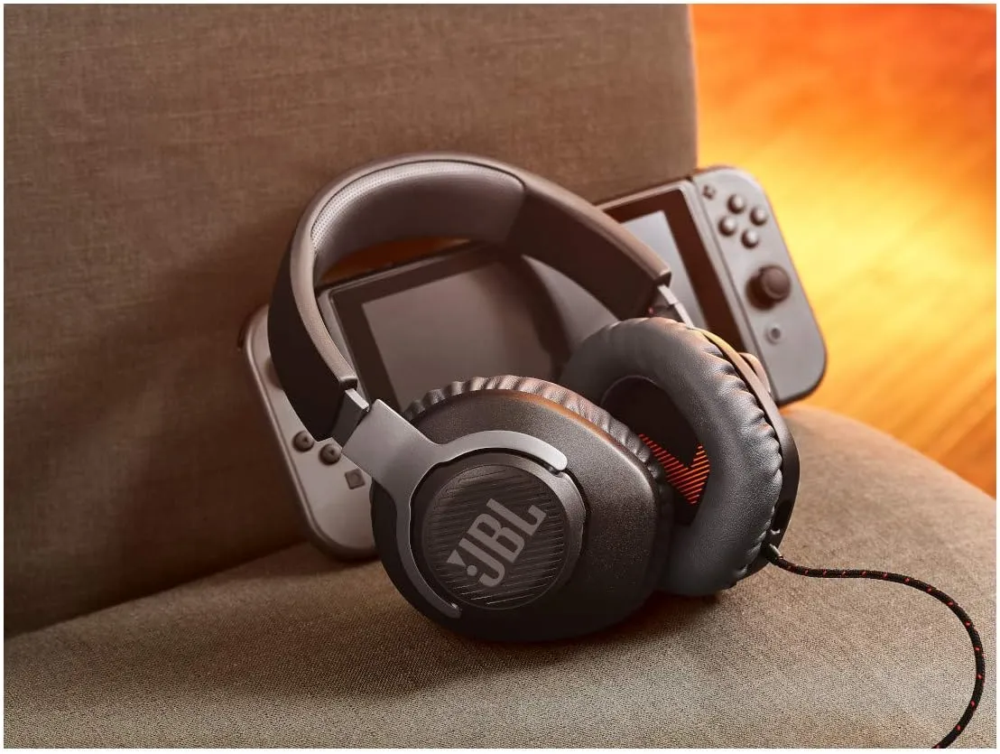 JBL Quantum 100 - Wired Over-Ear Gaming Headphones - Black, Large