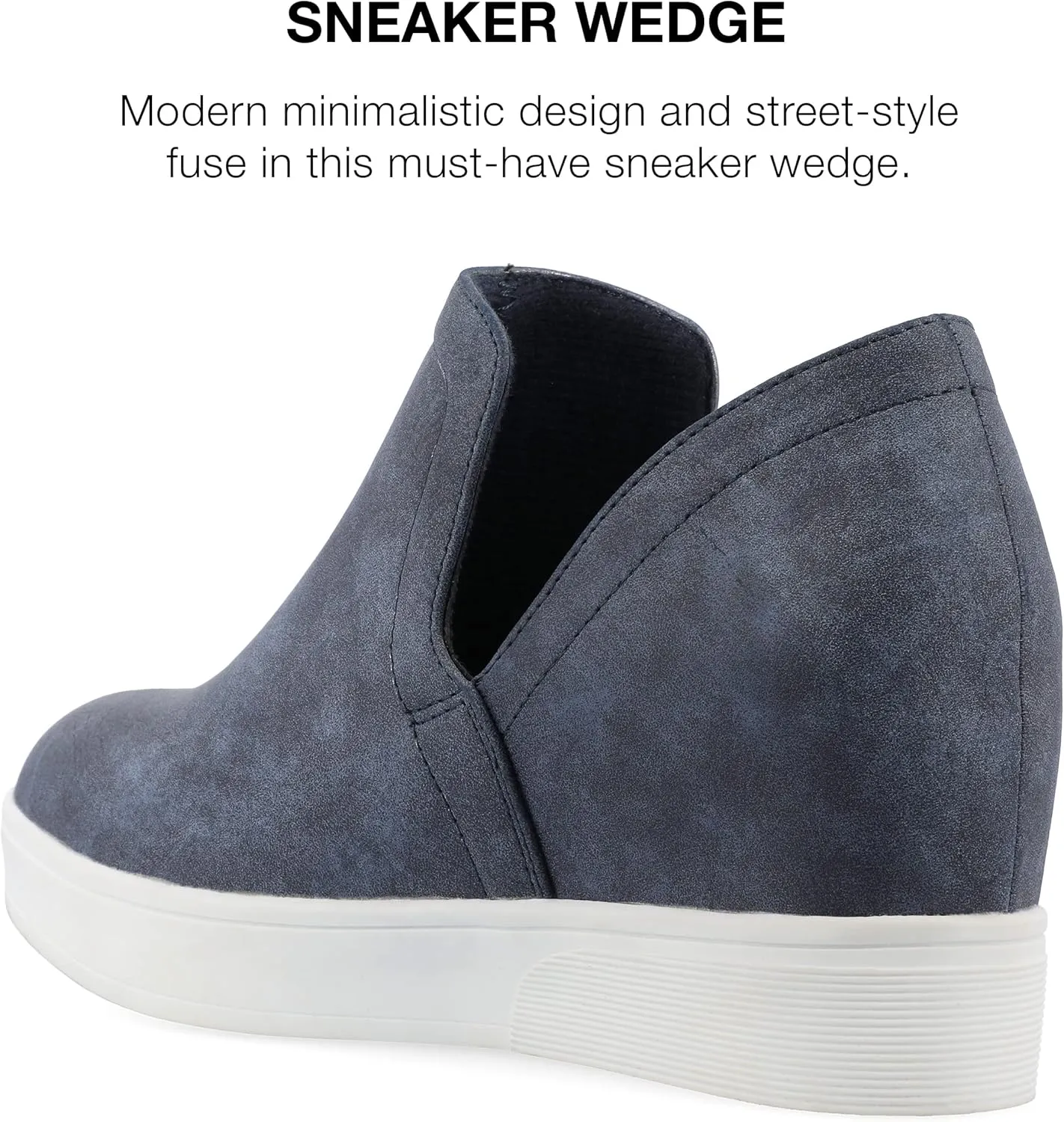 Journee Women's Cardi Sneaker Wedge
