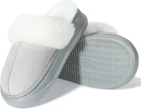Jussy House Women's Indoor/Outdoor Slipper - Warm, Memory Foam, Anti-Slip Fluffy Slippers for Home, Bedroom, Birthday & Holiday Gifts