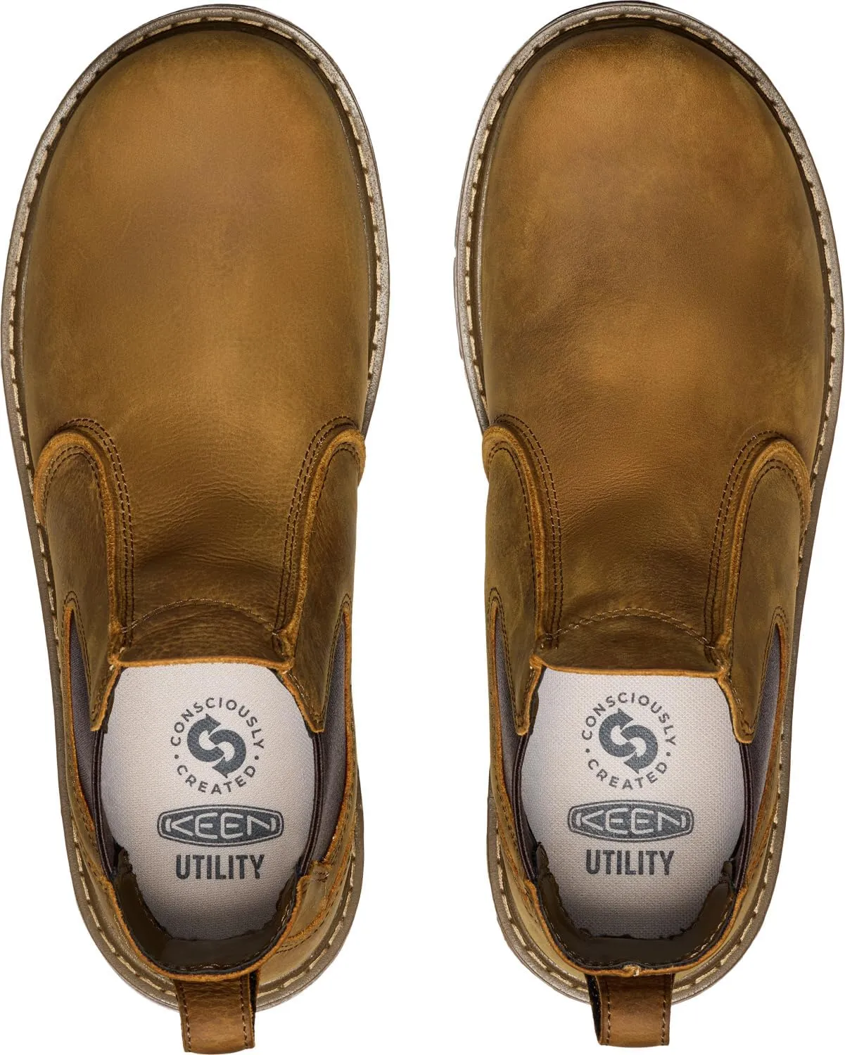 KEEN Utility Men's San Jose Chelsea Alloy Soft Toe 90 Degree Heel Pull on Work Boots