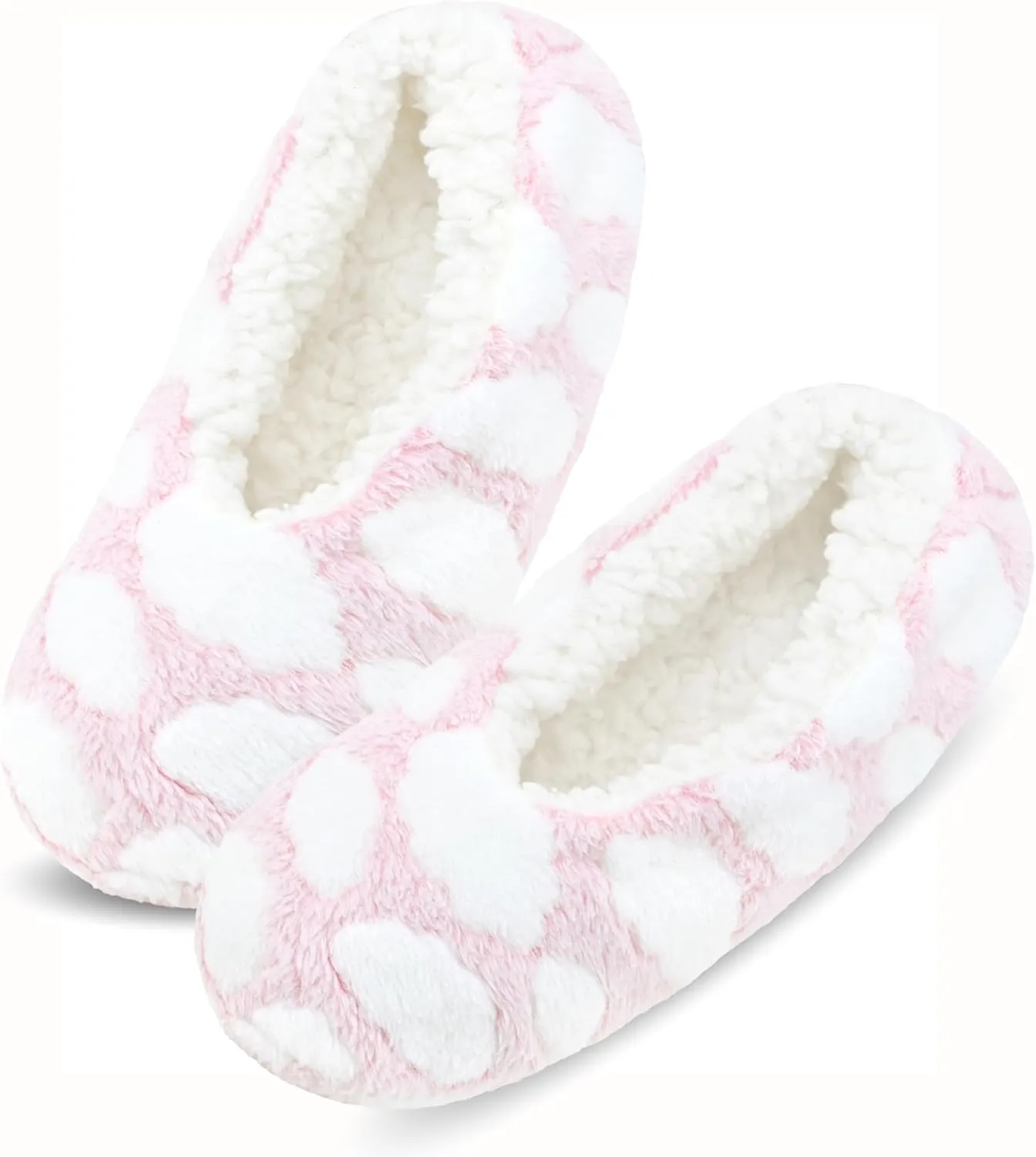 Keyela Womens Cozy&Warm Slipper Socks with Grippers-House Socks