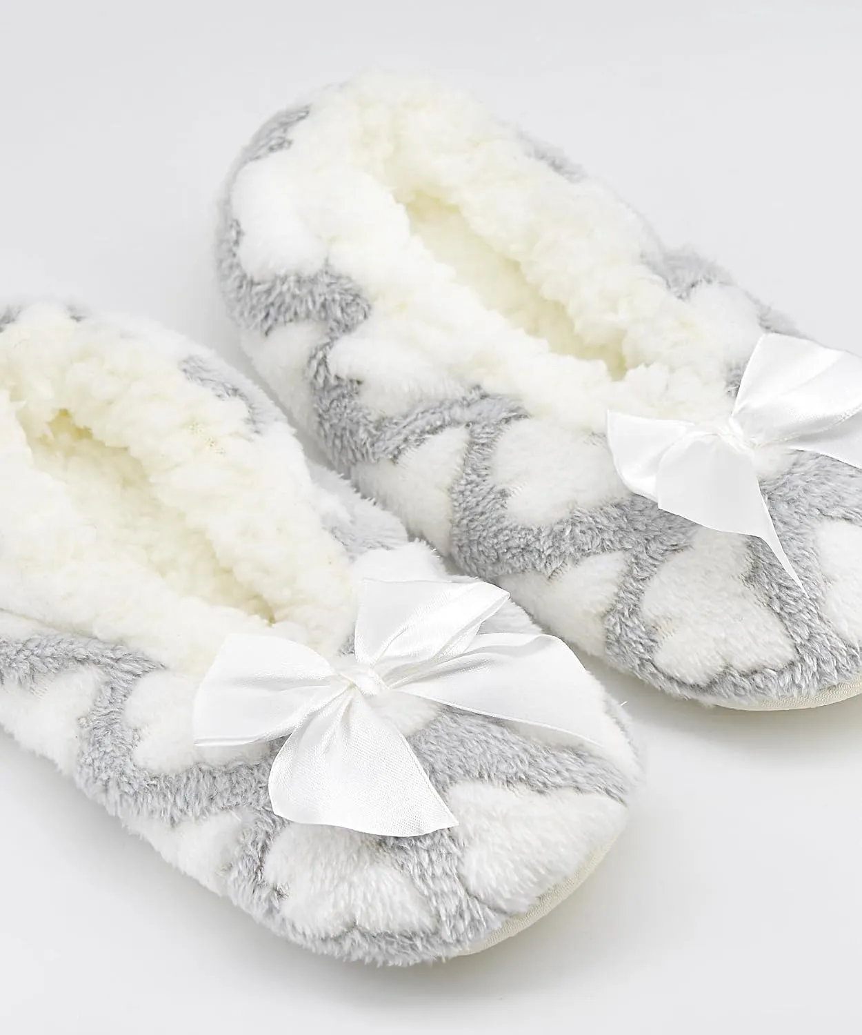 Keyela Womens Cozy&Warm Slipper Socks with Grippers-House Socks