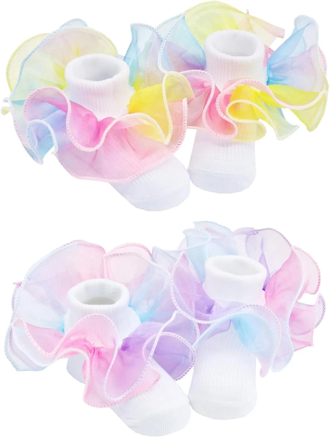 Little Baby Girl Princess Lace Ruffles Socks Set