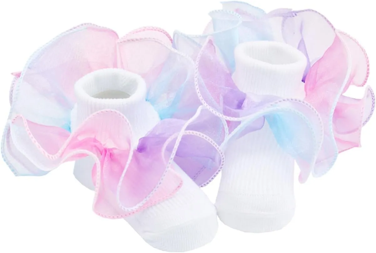 Little Baby Girl Princess Lace Ruffles Socks Set