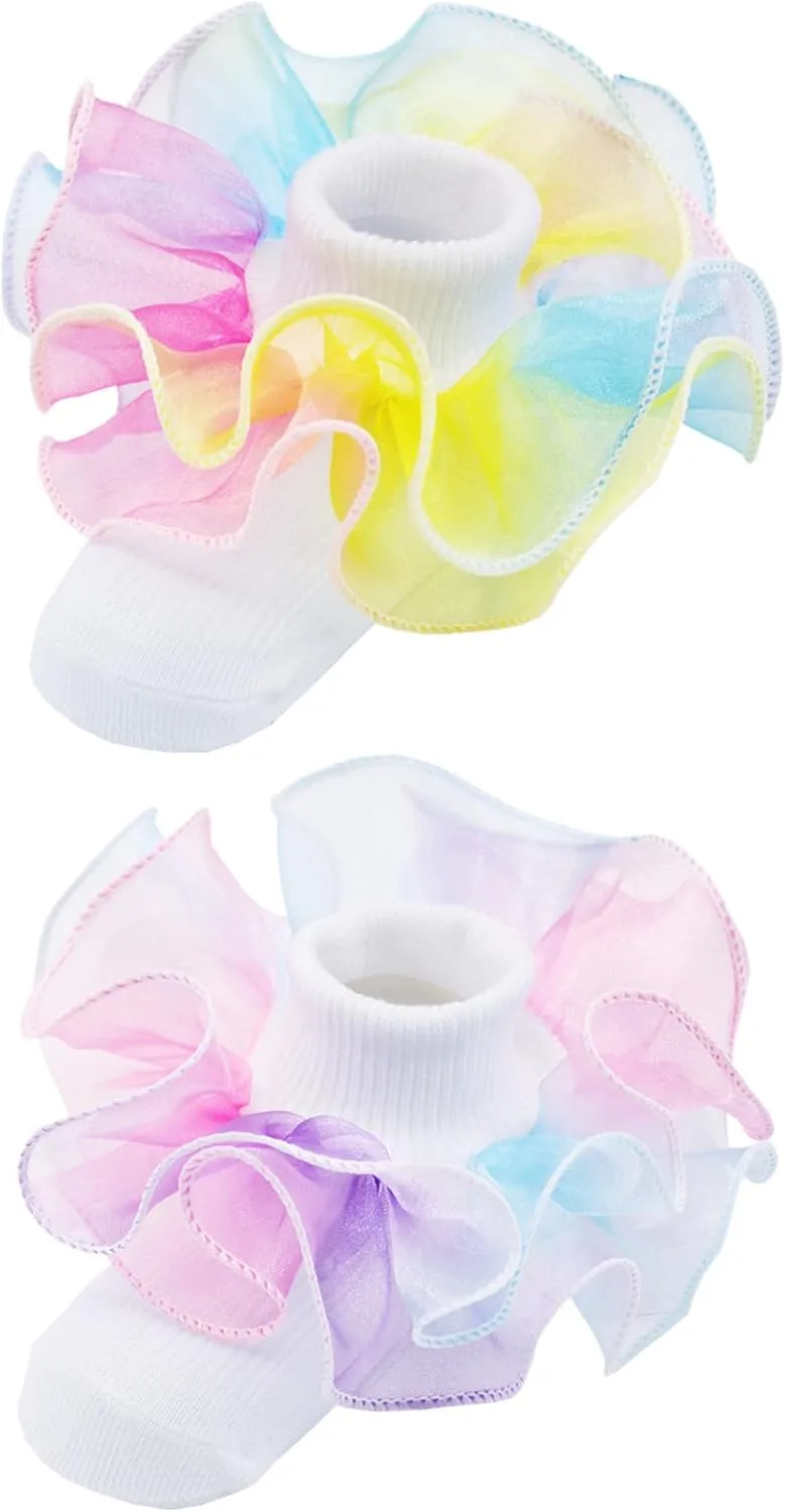 Little Baby Girl Princess Lace Ruffles Socks Set