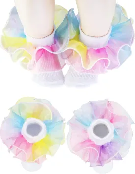 Little Baby Girl Princess Lace Ruffles Socks Set