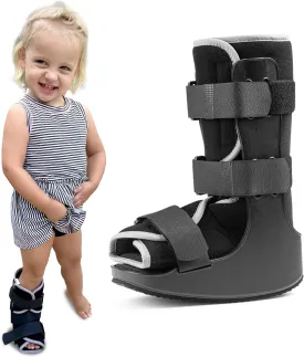 MARS WELLNESS Pediatric Walking Boot For Kids - Sprained Ankle Pediatric Ankle Brace - Kids Walking Boot - Large - Fits Children Ages 3.5-5.5 Years Old