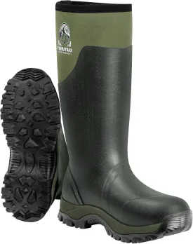 Men's Waterproof Insulated Rubber Hunting Boots  6mm Neoprene Rain Boots for Outdoor Work, Fishing, Farming & Gardening