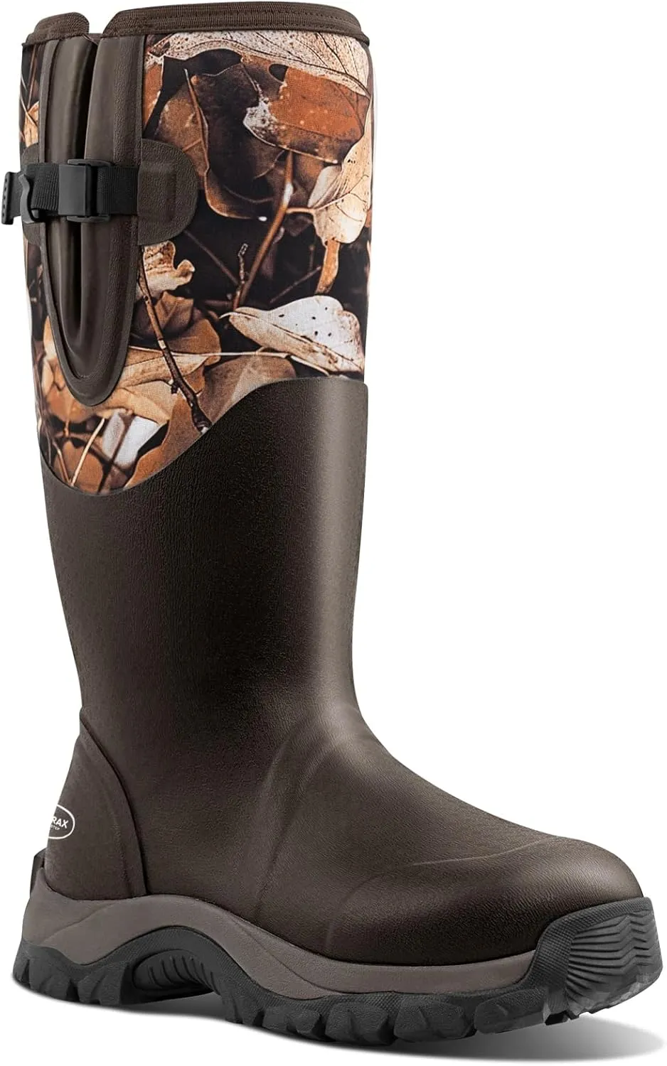 Men's Waterproof Insulated Rubber Hunting Boots  6mm Neoprene Rain Boots for Outdoor Work, Fishing, Farming & Gardening