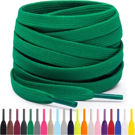 Miscly Flat Shoe Laces for Sneakers, Multiple Lengths and Colors Available