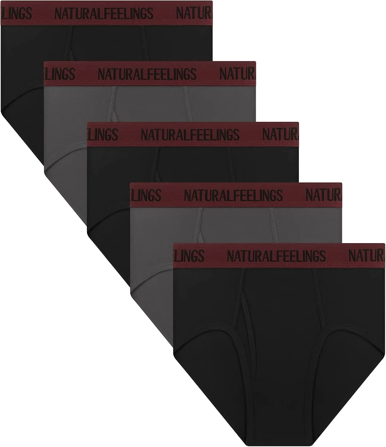 Natural Feelings Men's Briefs Underwear Multipack Mens Cotton Full Rise Briefs with Comfort Waistband S M L XL XXL??