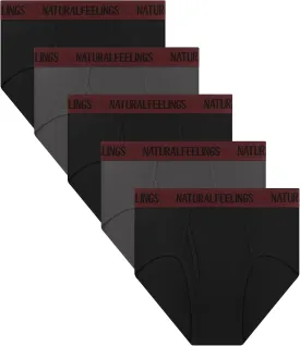 Natural Feelings Men's Briefs Underwear Multipack Mens Cotton Full Rise Briefs with Comfort Waistband S M L XL XXL??