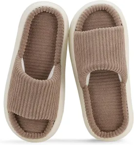 NineCiFun Unisex Summer House Slippers Indoor and Outdoor Slip-On Home Bedroom Shoes for Women and Men
