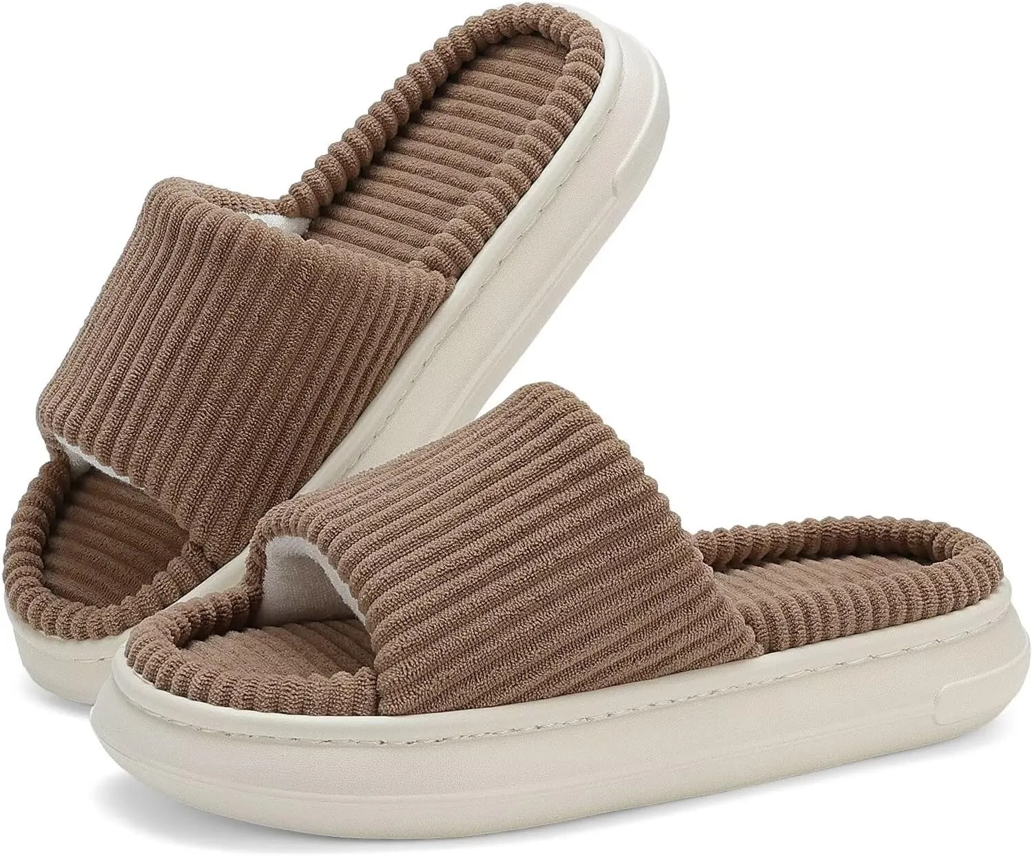 NineCiFun Unisex Summer House Slippers Indoor and Outdoor Slip-On Home Bedroom Shoes for Women and Men