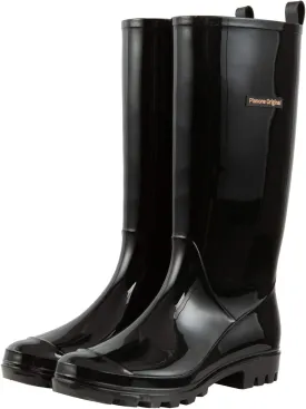 planone Tall Rain Boots Women Fashion Waterproof Boots for Women Light Outdoor Garden Shoes Muck Boots for Ladies Non Slip Work Shoes Rubber Boots with Premium Comfort Insole