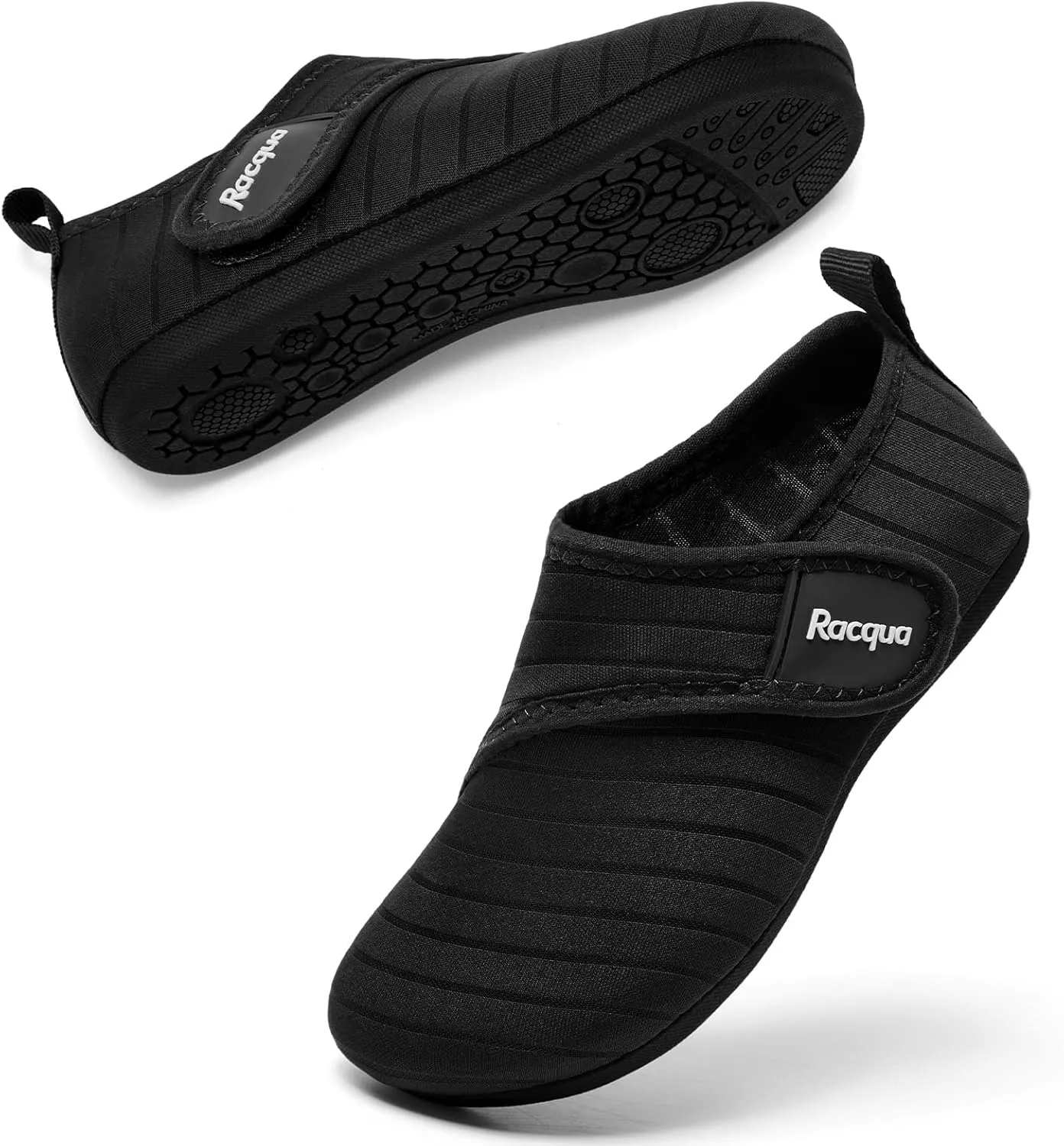 Racqua Kids Toddler Water Shoes Breathable Swim Shoes Quick Dry Beach Pool Lightweigh Aqua Shoes for Boy's Girl's (Toddler/Little/Big Kid)