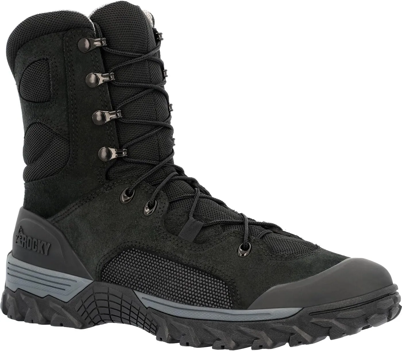 ROCKY Mountain Combat 8 Military Boot, Black, Size 11.5(M)