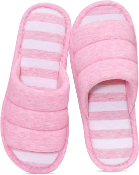 shevalues Open Toe House Slippers for Women Men Soft Cotton Indoor Shoes Memory Foam Slip On bedroom Slippers