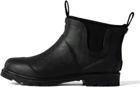 Short Rain Boots for Women, Waterproof Garden Shoes Chelsea Rainboots for Women, 4mm Neoprene Rain Boots, Work, Anti-slip Garden Shoes (Size 5-10)