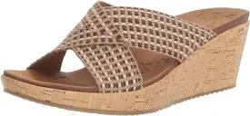 Skechers Women's Beverlee-Delighted Wedge Sandal